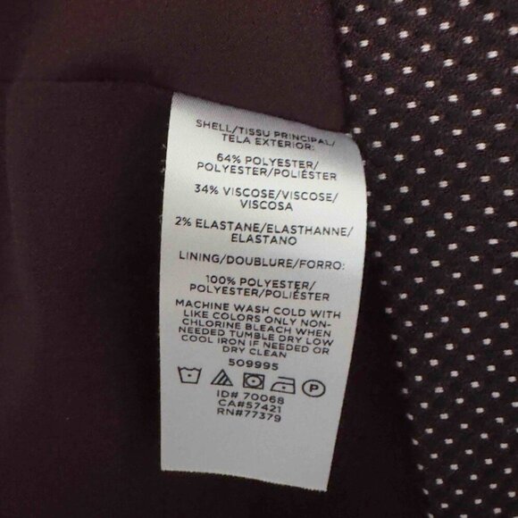 EUC Ann Taylor Midi Dress | Burgundy - Picture 5 of 5